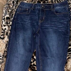 Maurices Dark Blue Straight Leg Jeans
